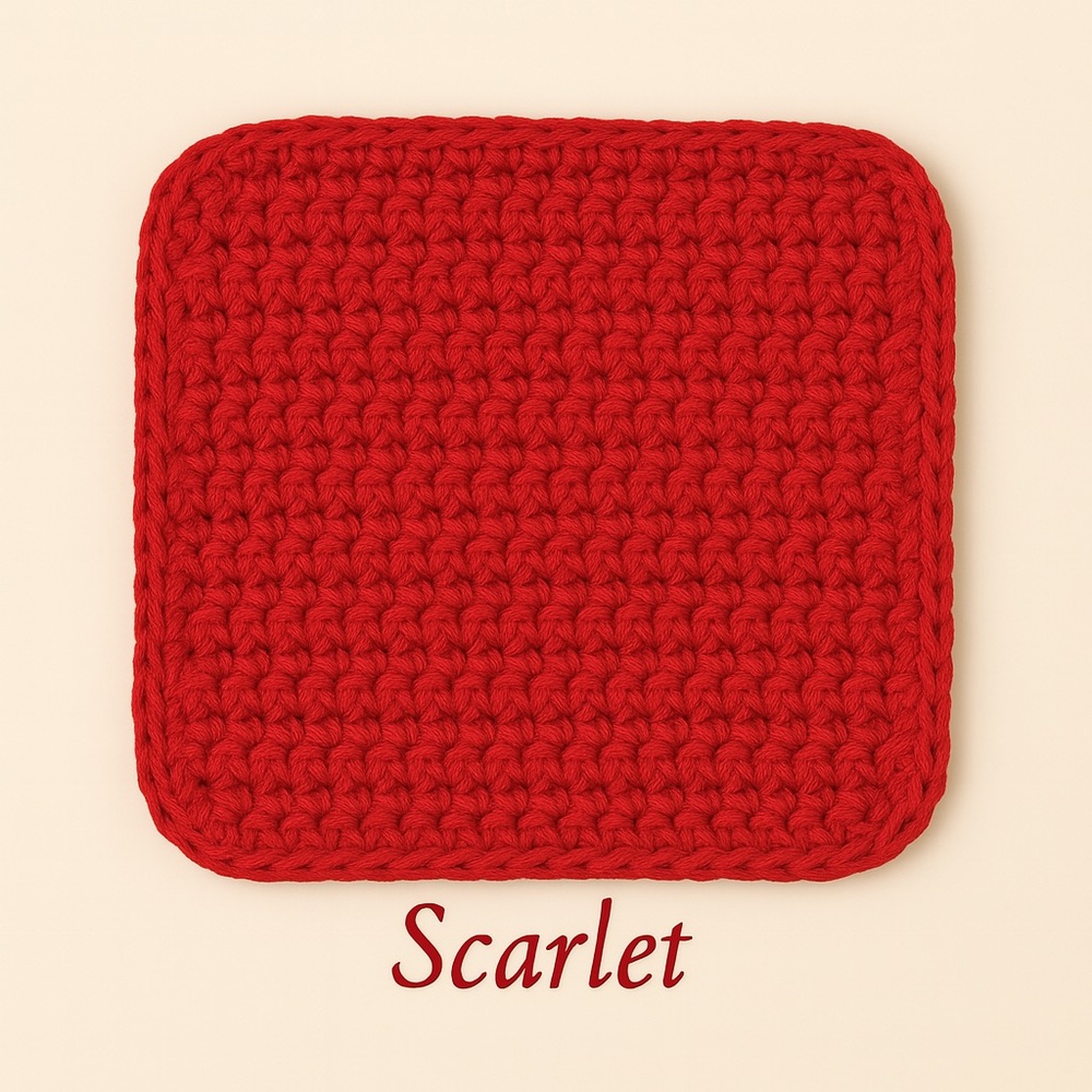 Crochet Washcloth - Handmade Cotton Cloth for Everyday Use